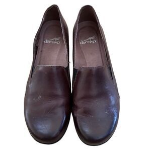 Dansko ~ Brown Farah Slip on loafer ~ size 38~